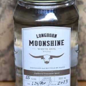 Longhorn Moonshine White Dog