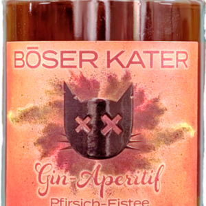 Böser Kater - Gin-Aperitif Pfirsich Eistee - 0,5l – 15% Vol.