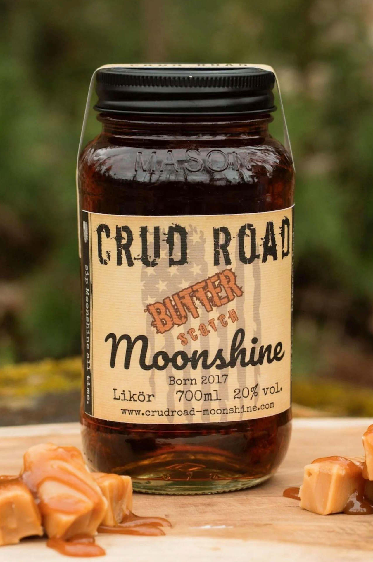 Crud Road Moonshine - Butter Scotch 700ml mit Ausgießer