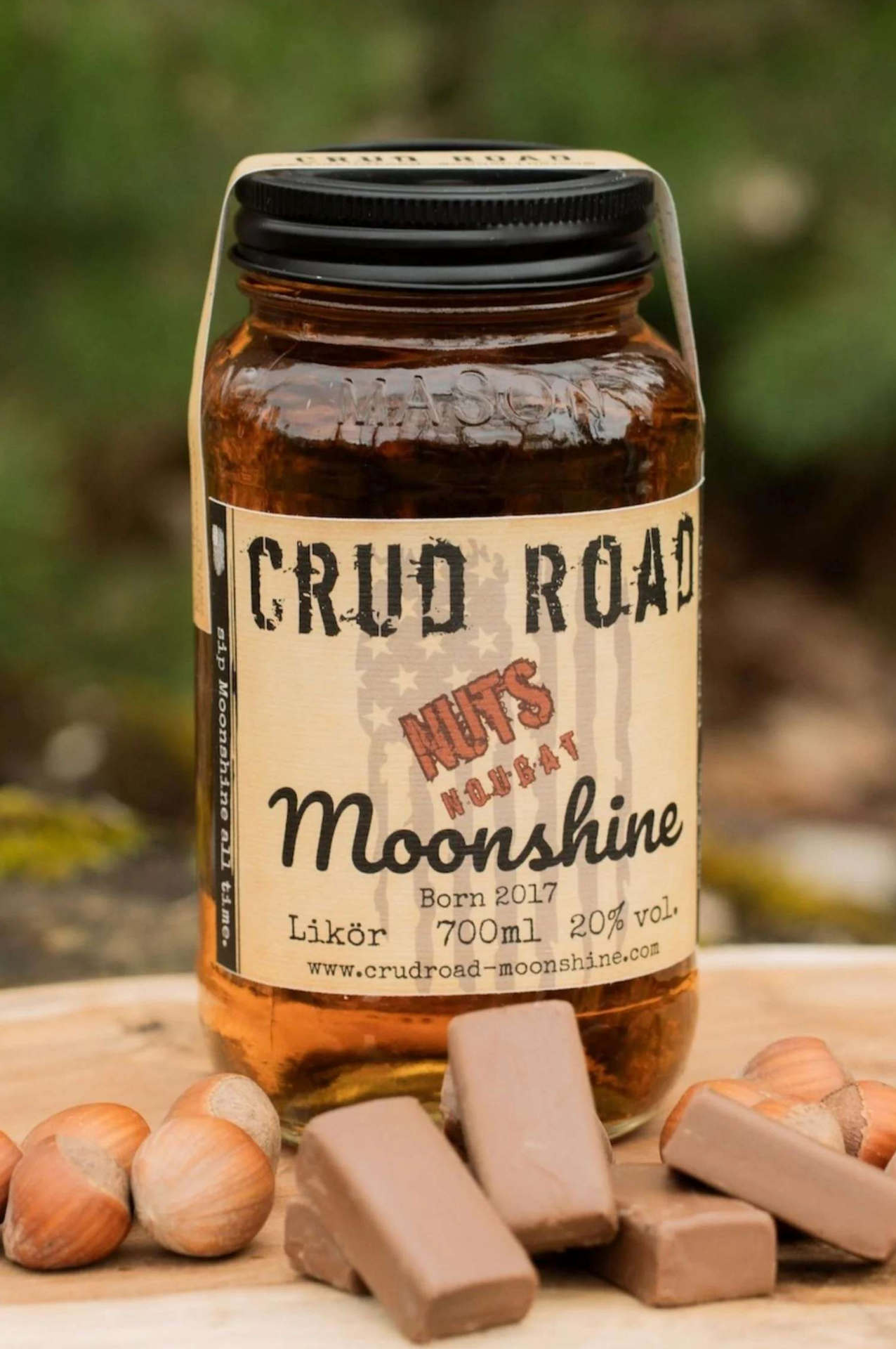 Crud Road Moonshine - Nuts Nougat - 700ml - mit Ausgießer